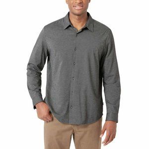 DKNY Men's Knit Button-Up Shirt NWT